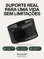 NOVALIA cinta de suporte para dores lombares e ciáticas
