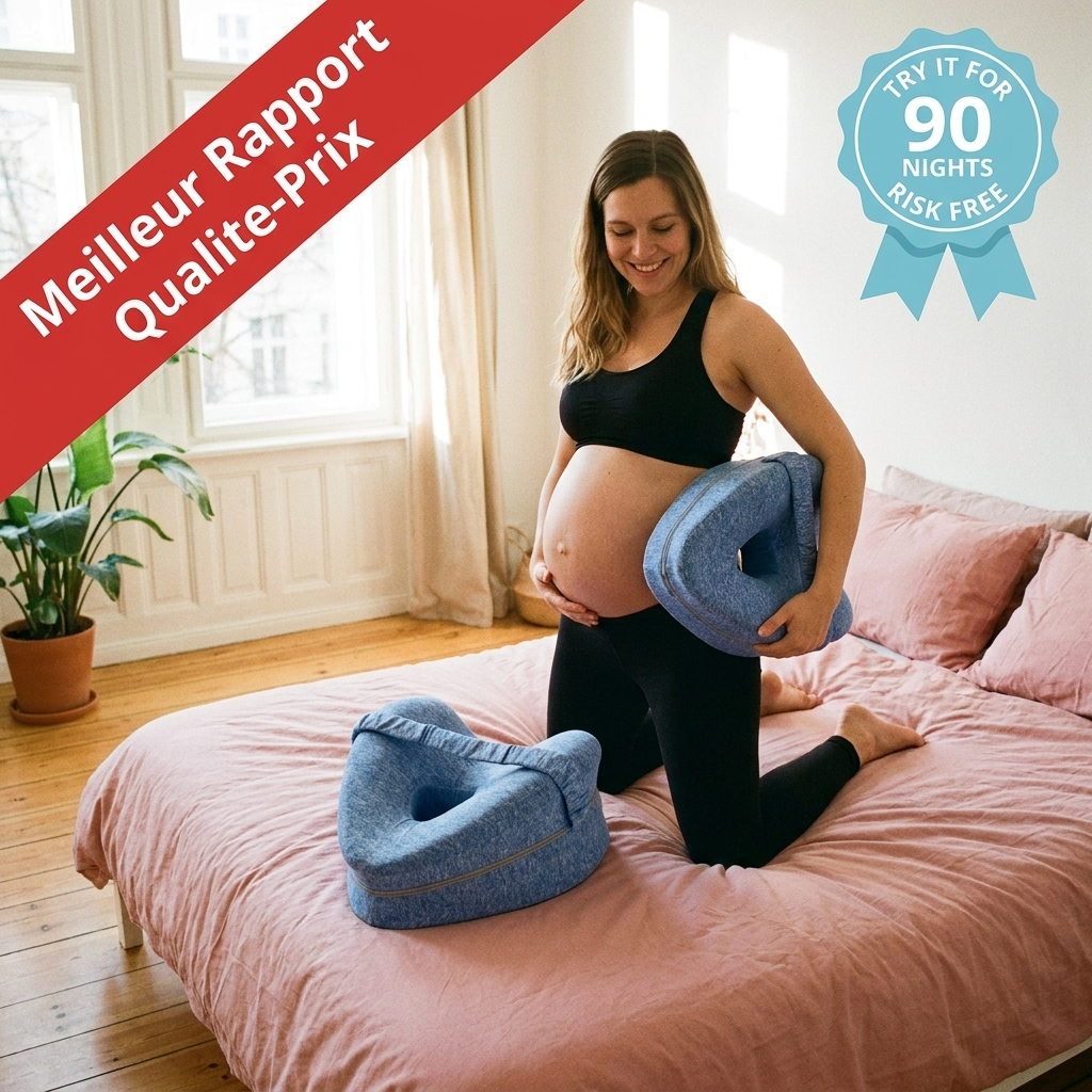 Coussin d'entre jambe pour femme enceinte